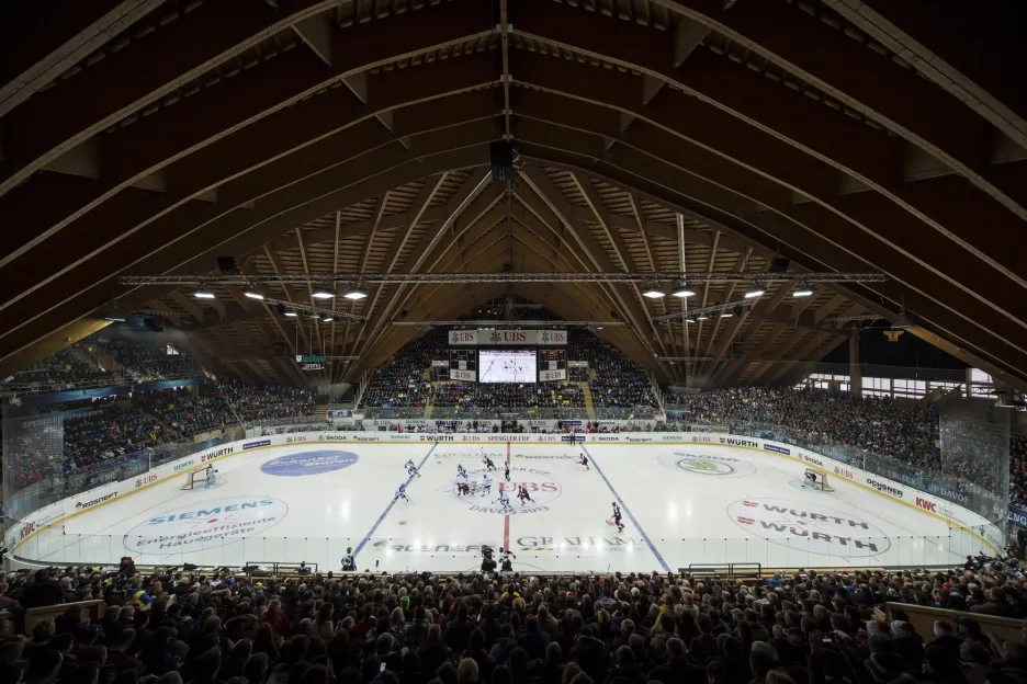 Hokejový stadion v Davosu