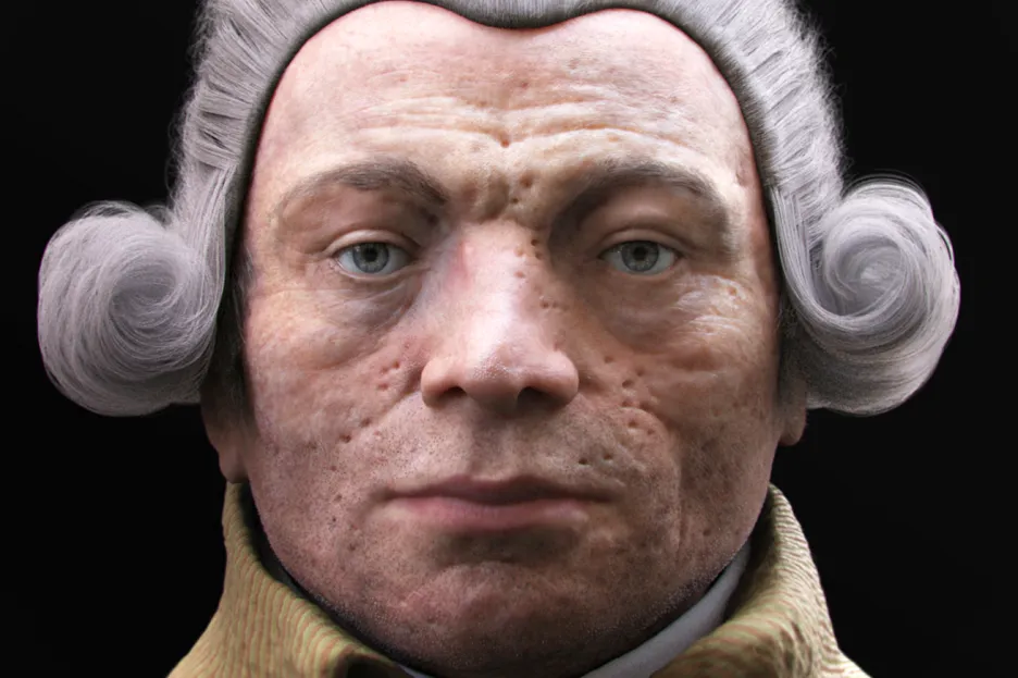 Rekonstrukce tváře Maximiliena Robespierra