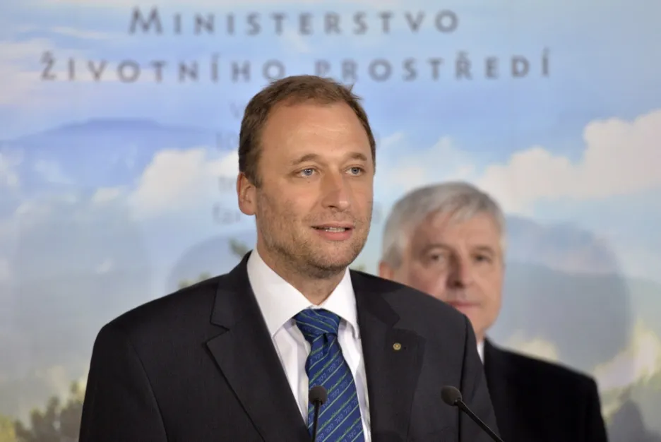 Ministr životního prostředí Tomáš Podivínský