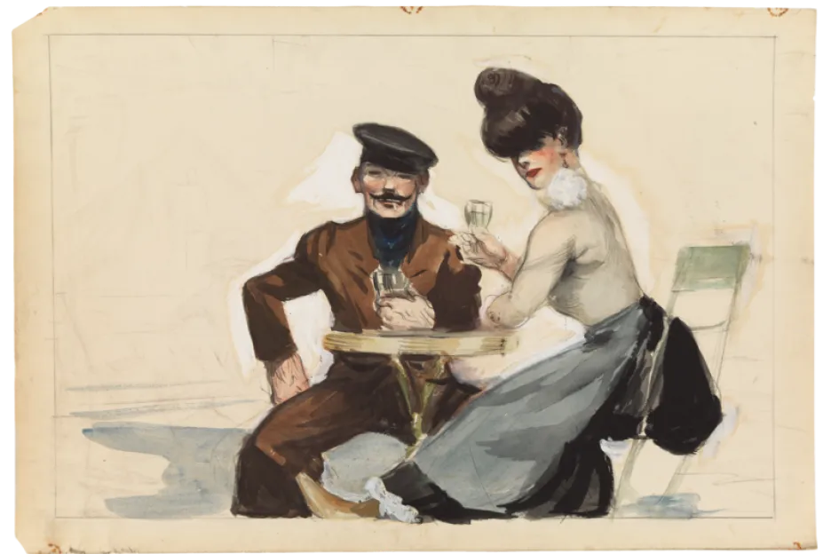 Edward Hopper / Couple Drinking