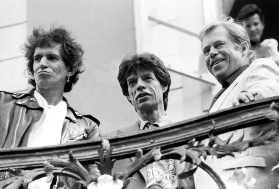 Václav Havel a Rolling Stones