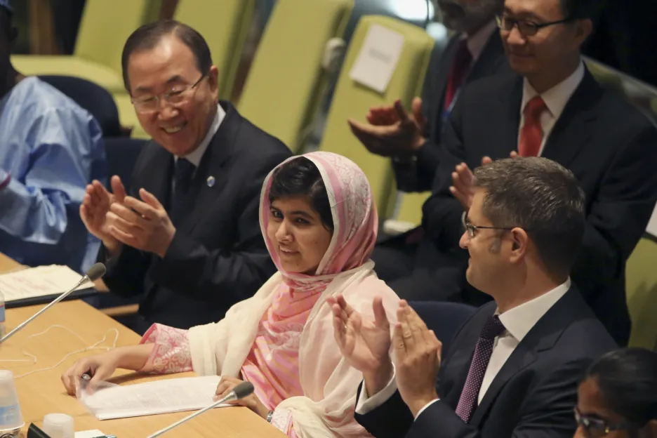 Malala Júsufzaiová v OSN