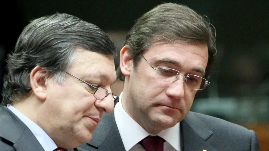 José Manuel Barroso a Pedro Passos Coelho
