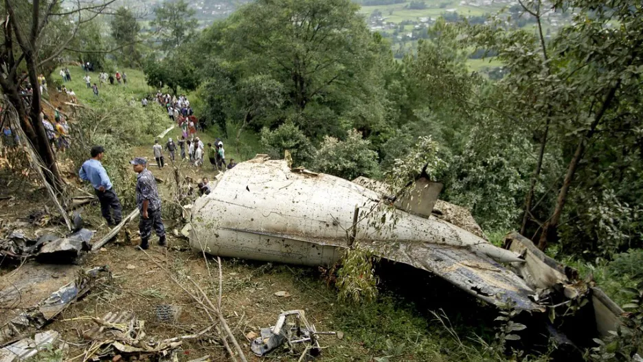 Nehoda letadla v Nepálu