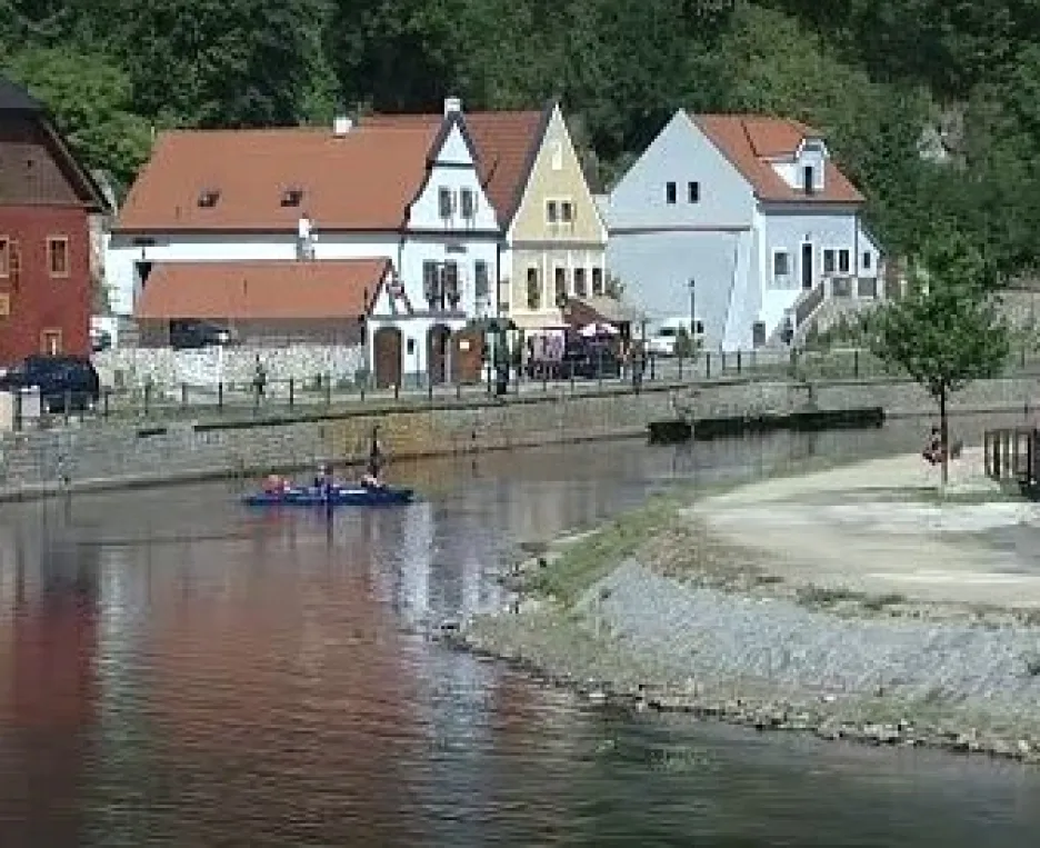 Vodáci na Vltavě