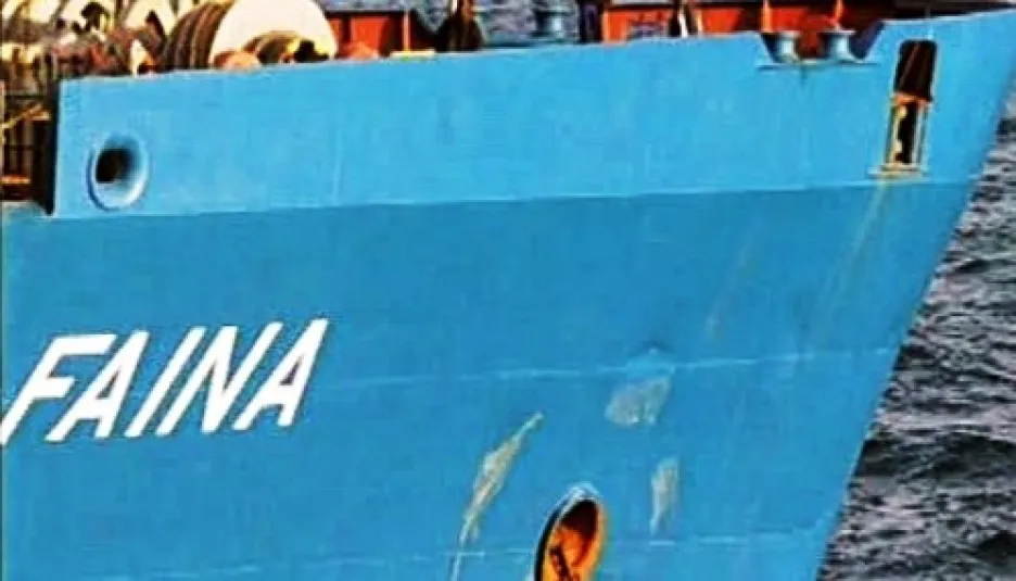 Ukrajinská loď Faina