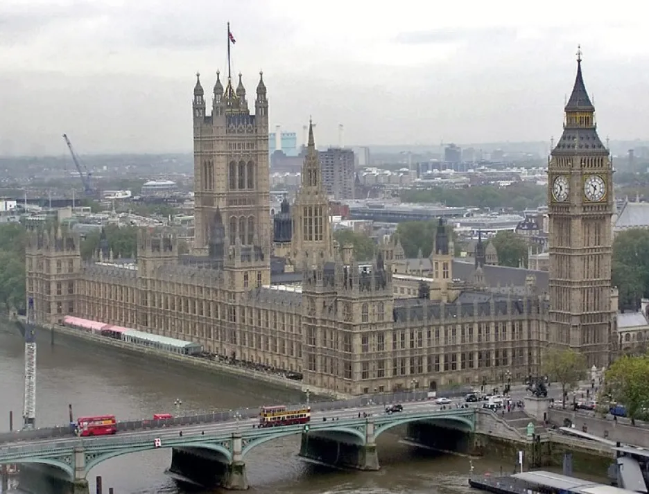 Budova britského parlamentu