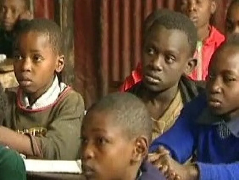 Keňští školáci
