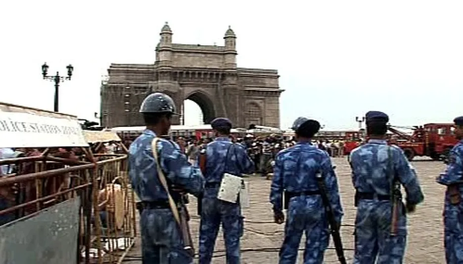 Indičtí vojáci v Bombaji