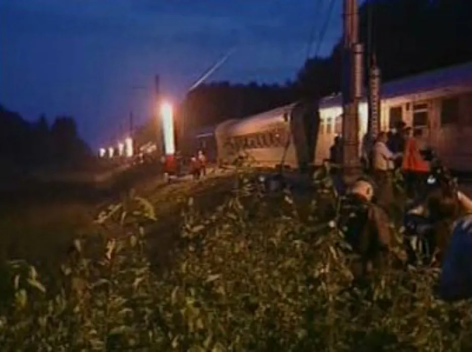 Nehoda vlaku v Rusku