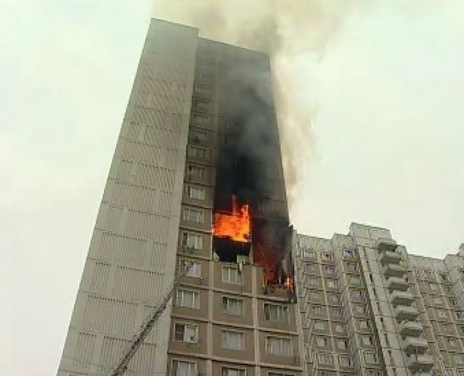 Požár v Moskvě