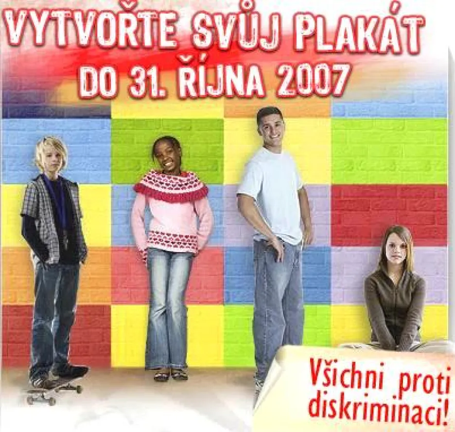 Plakát proti diskriminaci