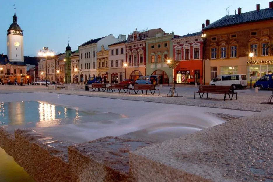 Masarykovo náměstí v Hranicích