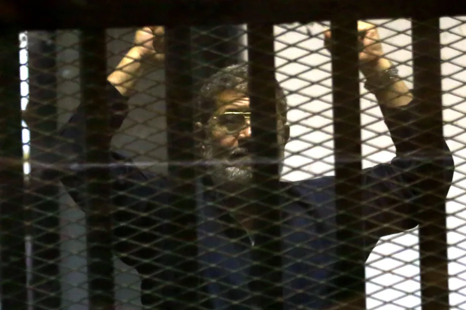 Muhammad Mursí před soudem