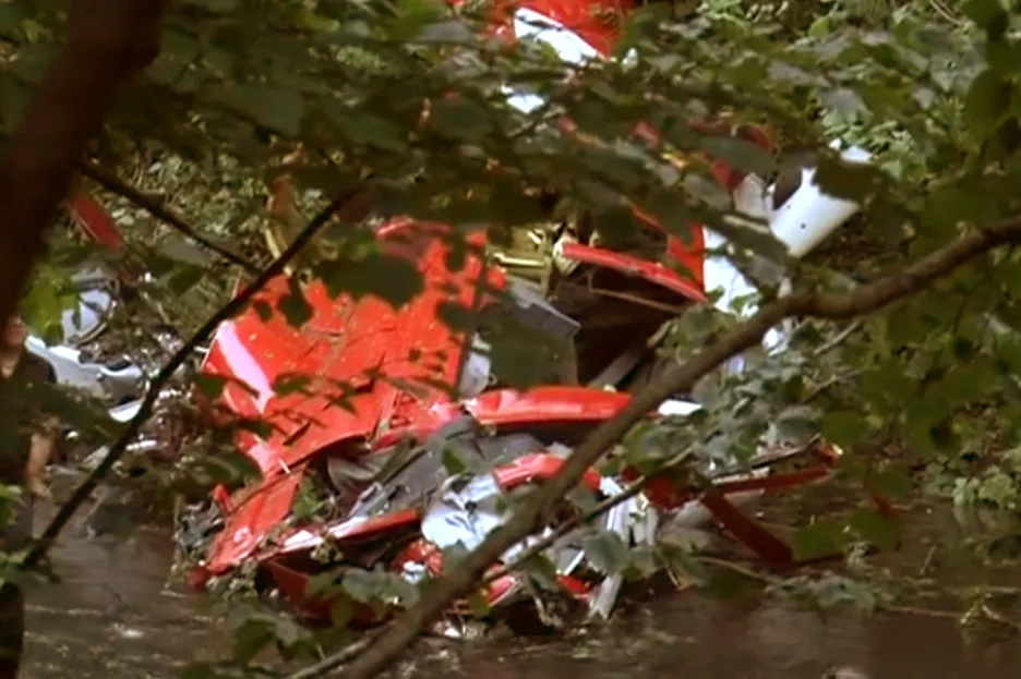 Havárie záchranářského vrtulníku na Slovensku