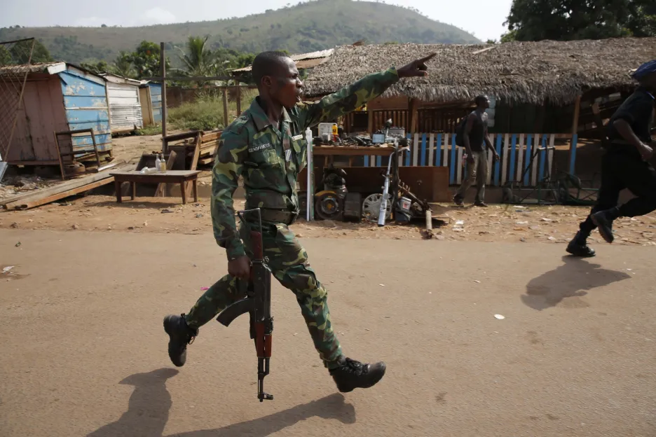 Policista ve Středoafrické republice