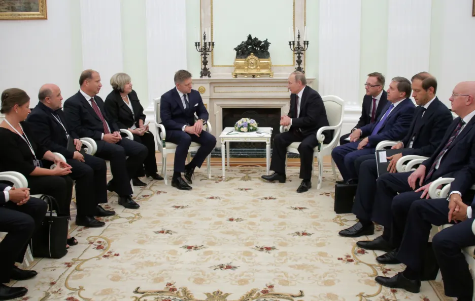 Jednání slovenské delegace v Moskvě
