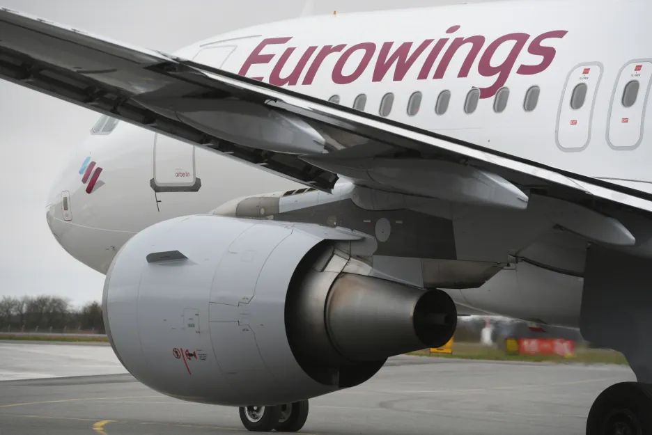 Letadlo společnosti Eurowings