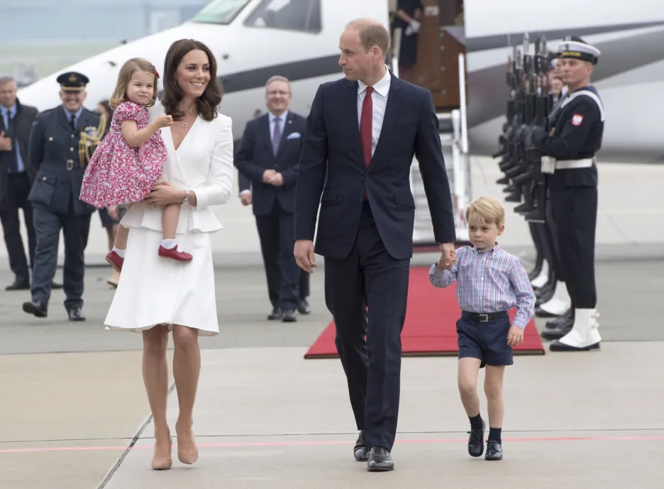 Princ William s vévodkyní Kate na návštěvě Polska a Německa
