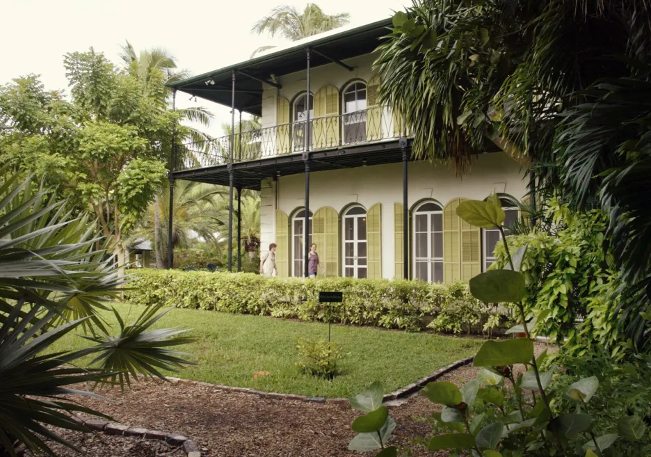 Dům Ernesta Hemingwaye v Key West na Floridě