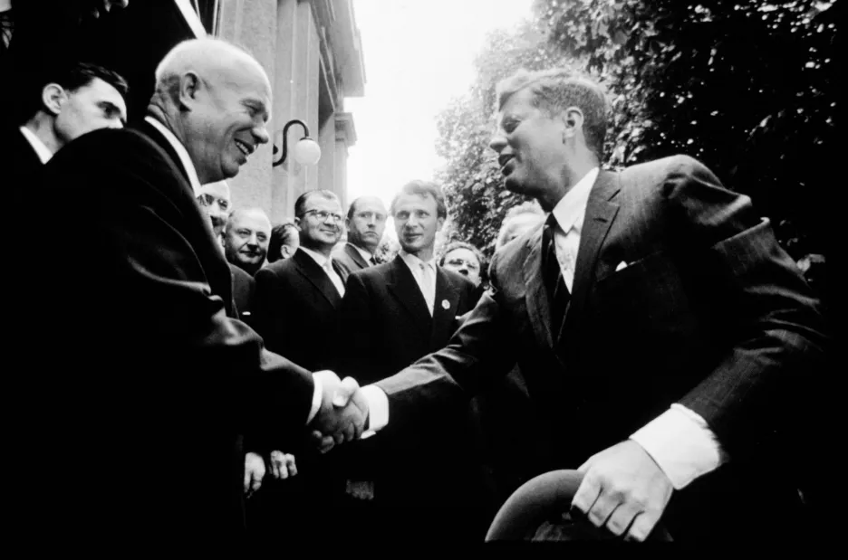 Nikita Sergejevič Chruščov a John Fitzgerald Kennedy