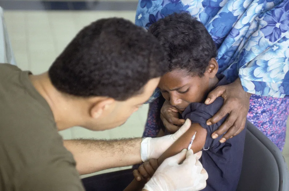 Očkování proti obrně v Somálsku