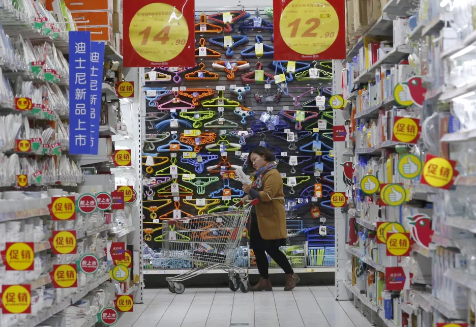 Hypermarket Sun Art Retail v Pekingu