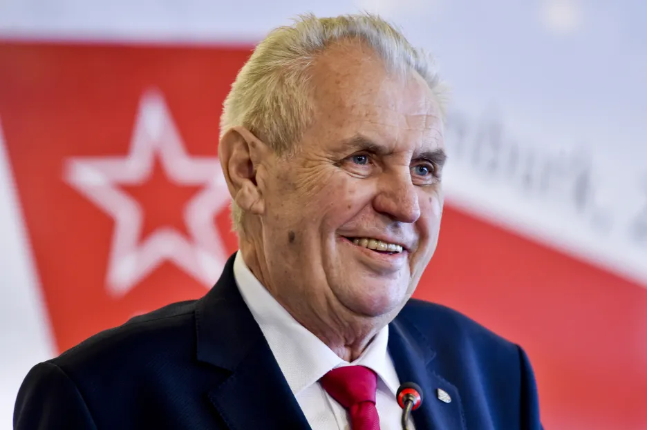 Prezident Miloš Zeman na sjezdu KSČM