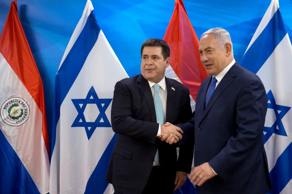 Prezident Cartes a premiér Netanjahu v Jeruzalémě
