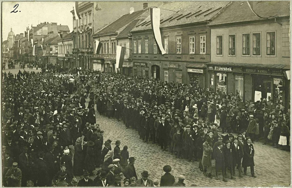 Vznik Ceskoslovenska a rok 1918 na fotografiích z Hradního archivu