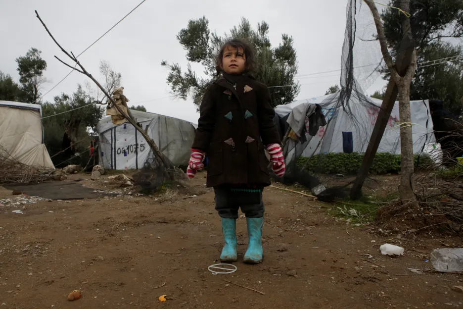 Stany uprchlíků na řeckém ostrově Lesbos