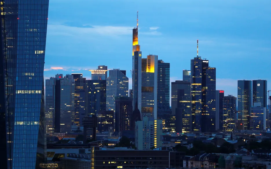 ECB sídlí ve Frankfurtu nad Mohanem