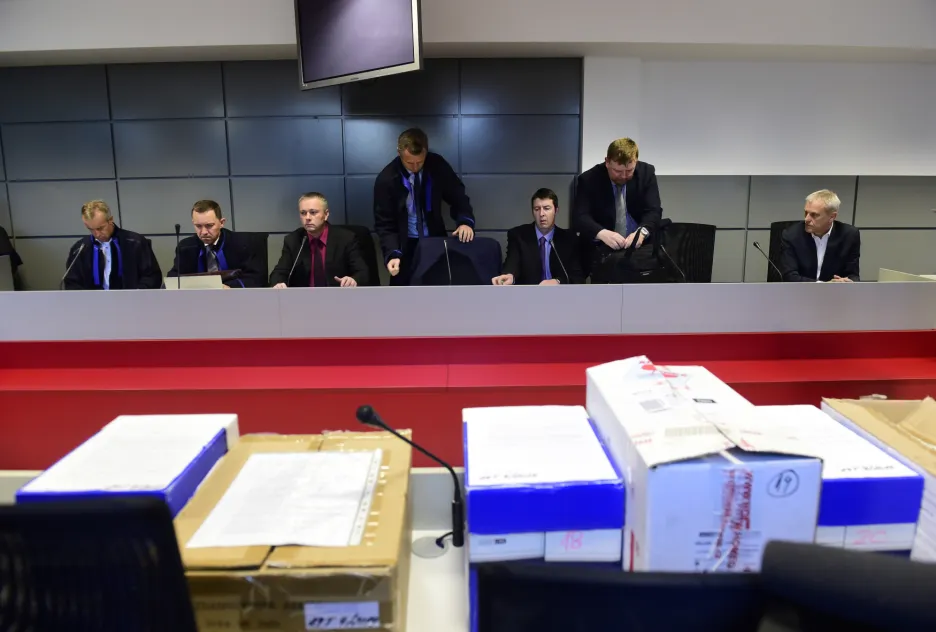 Obžalovaní v kauze Vidkun před soudem