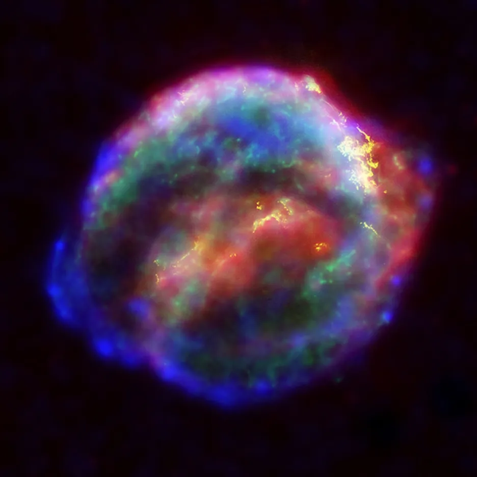 Vizualizace supernovy