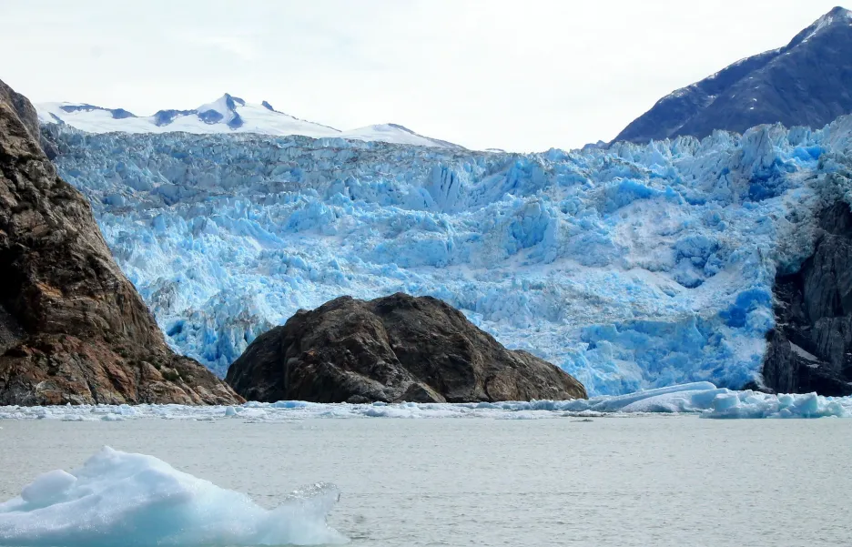 Ledovec na Aljašce, ilustrační foto
