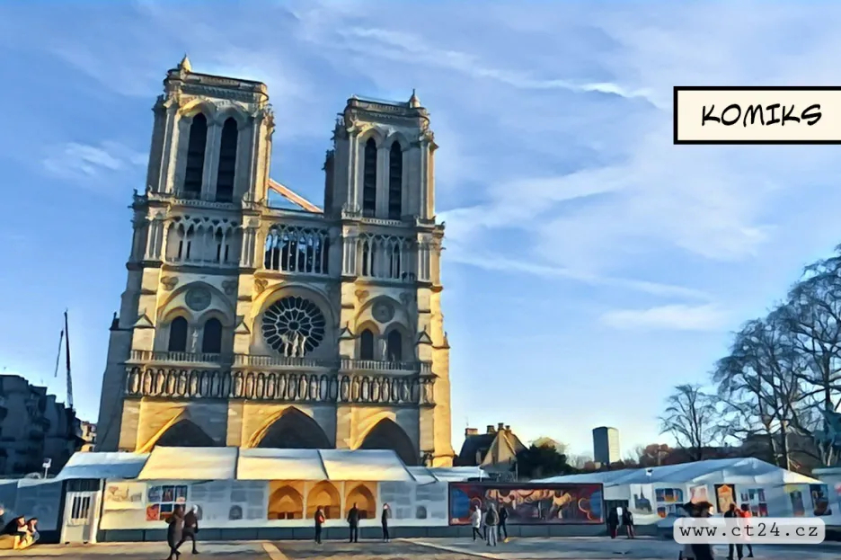 Pařížskou Notre-Dame rozezněl vánoční koncert