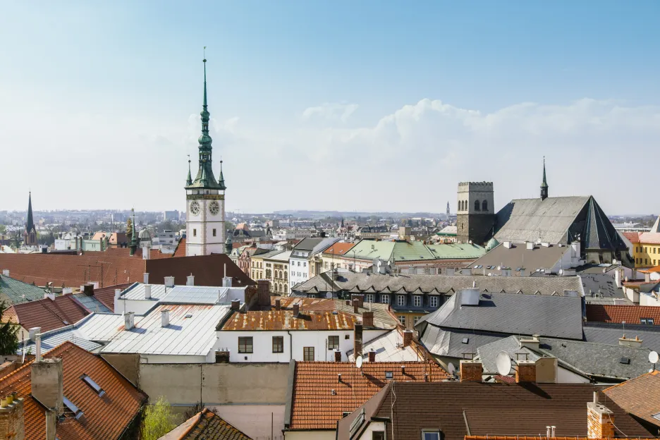 Olomoucká radnice a chrám svatého Mořice