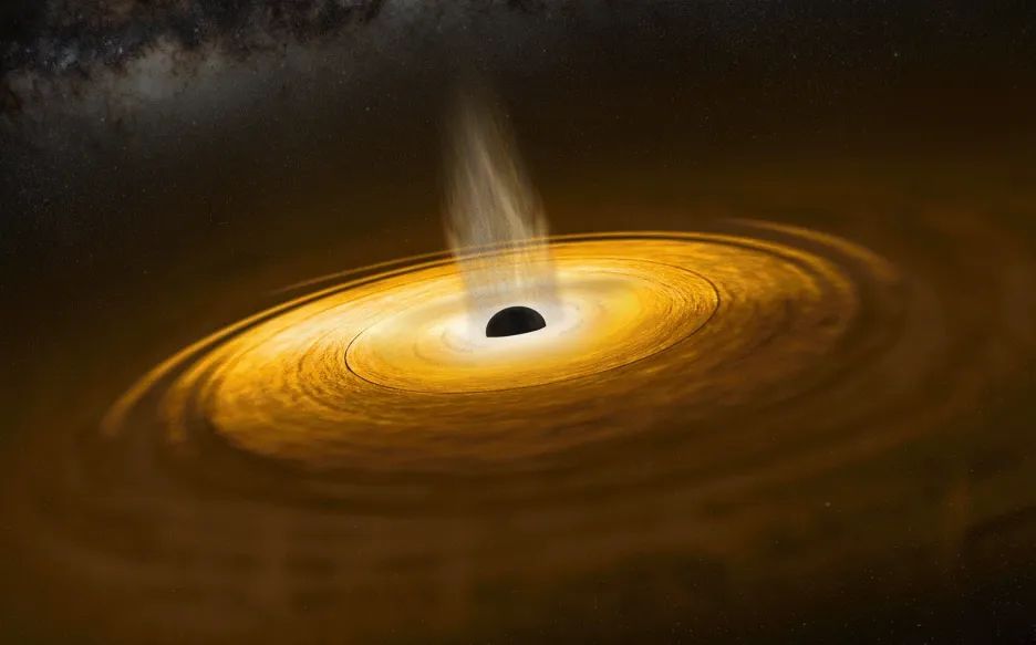 Černá díra, ilustrační snímek