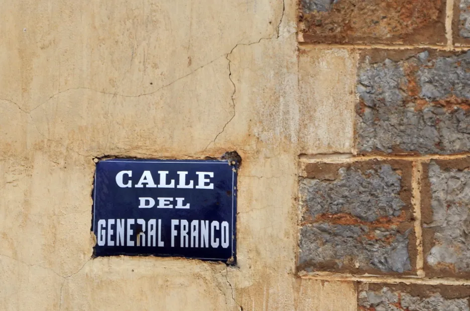 Ulice pojmenovaná po generálu Francovi
