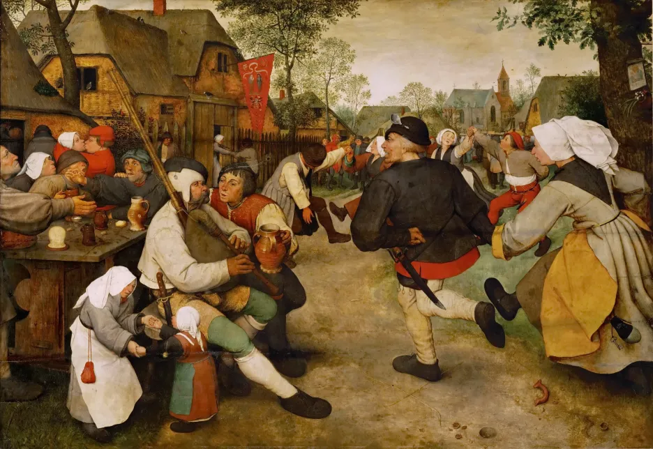 Pieter Brueghel starší / Selský tanec (1568)