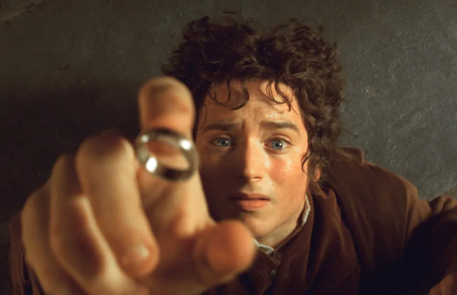 Elijah Wood jako Frodo Pytlík ve filmové adaptaci Pána prstenů