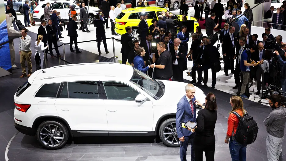 Škoda Kodiaq na pařížském autosalonu