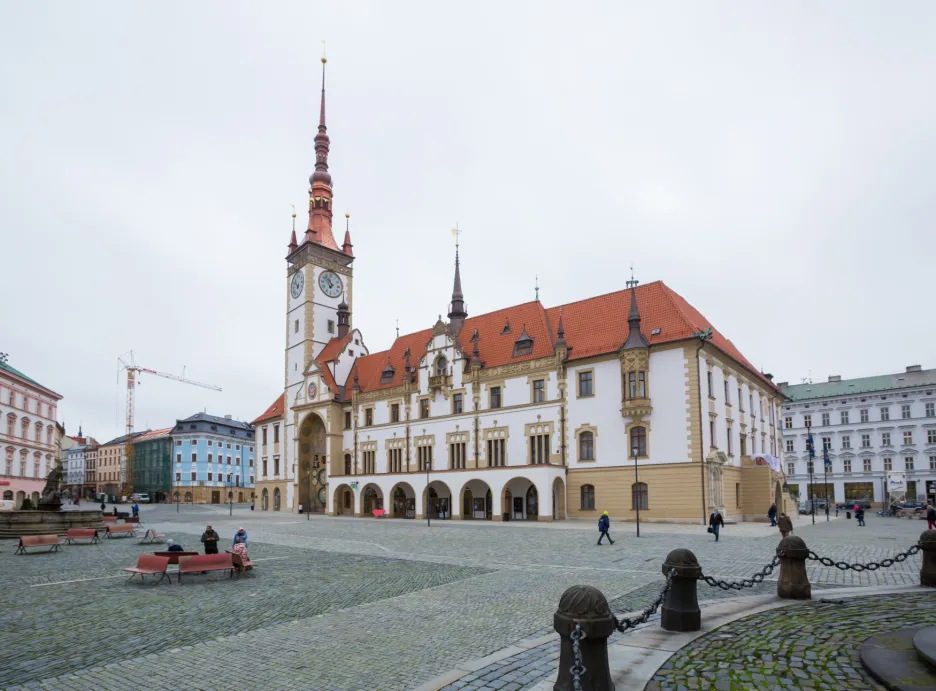 Zrekonstruovaná radnice v Olomouci