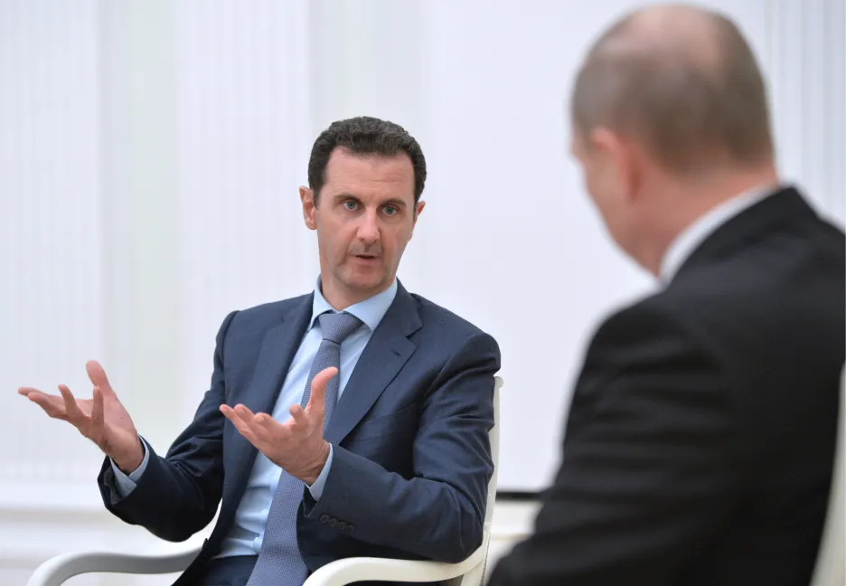 Bašár Asad na návštěvě Moskvy