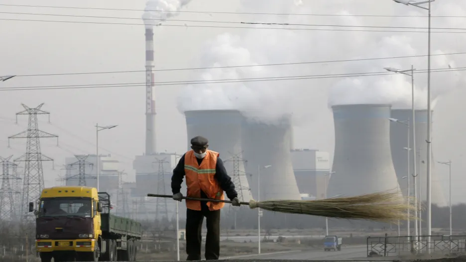 Uhelná elektrárna v čínské oblasti Ning-sia