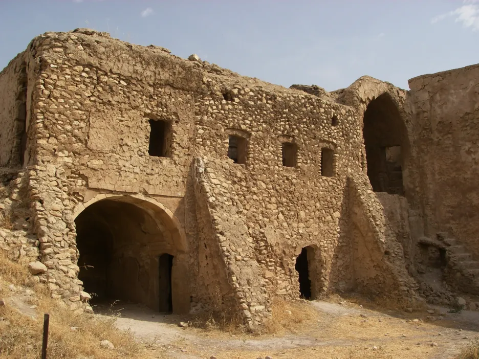 Irácký klášter svatého Eliáše před zničením