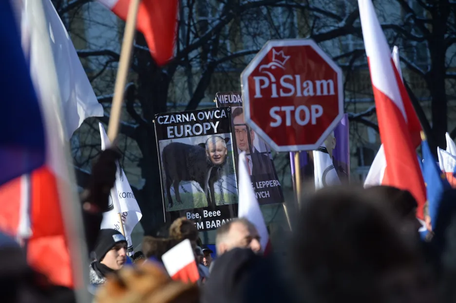 Demonstrace v Polsku