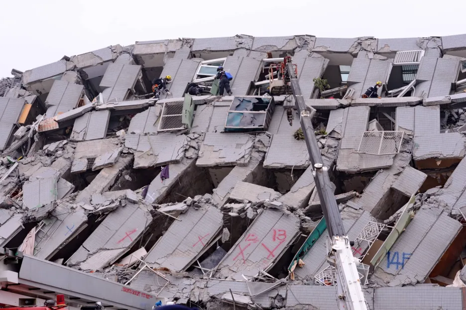 	Tchaj-wan zasáhlo silné zemětřesení