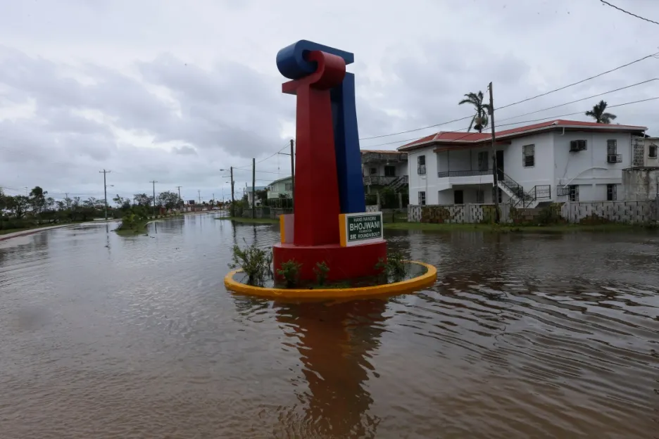 Hurikán Earl zasáhl Belize