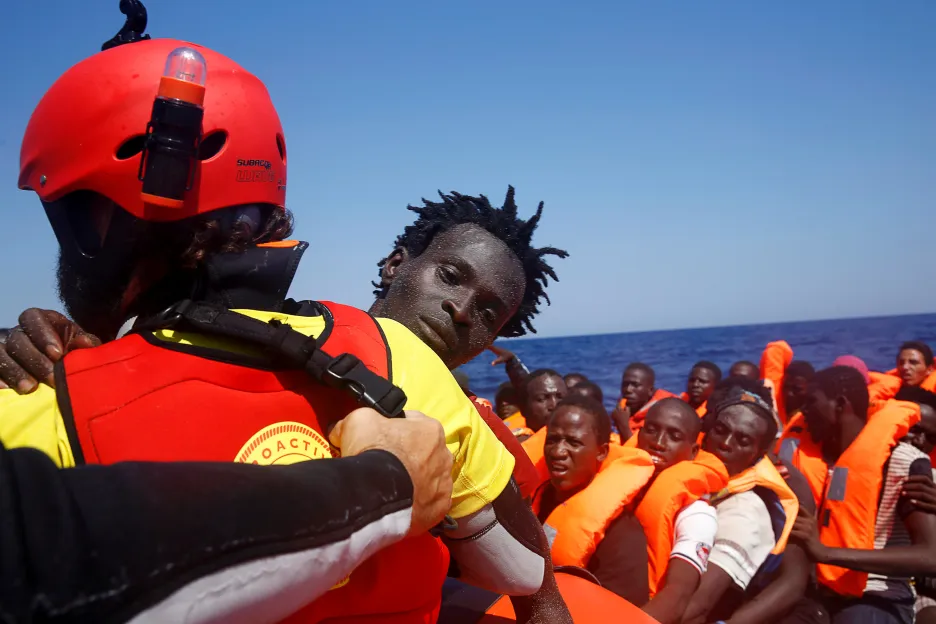 Záchrana migrantů ve Středozemním moři